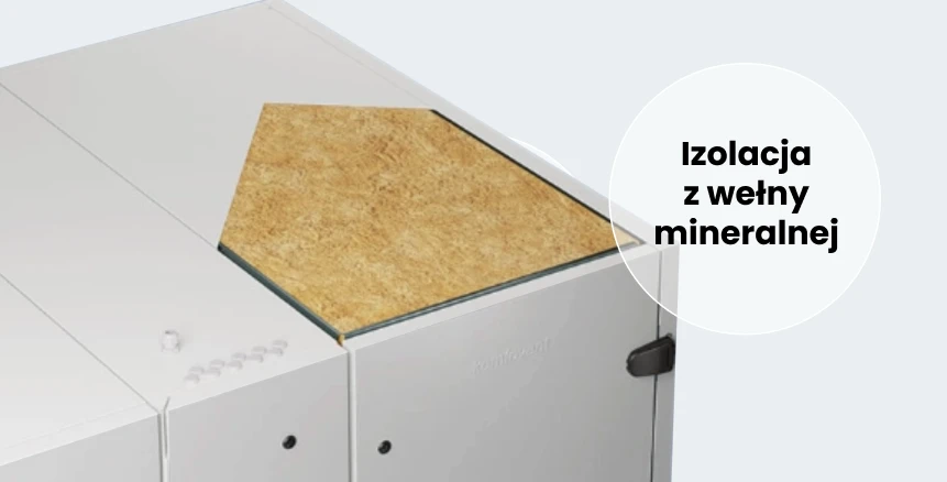 Centrala KOMFOVENT VERSO Standard możliwością dowolnej konfiguracji układu króćców